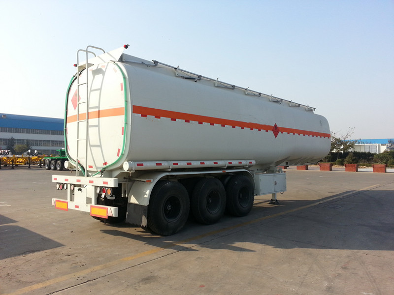 Oil transport 45,000 liters 3 axle fuel tanker semi trailer