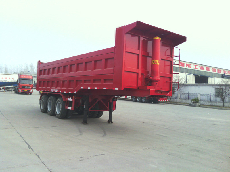 40 ton end tipper semi truck trailer