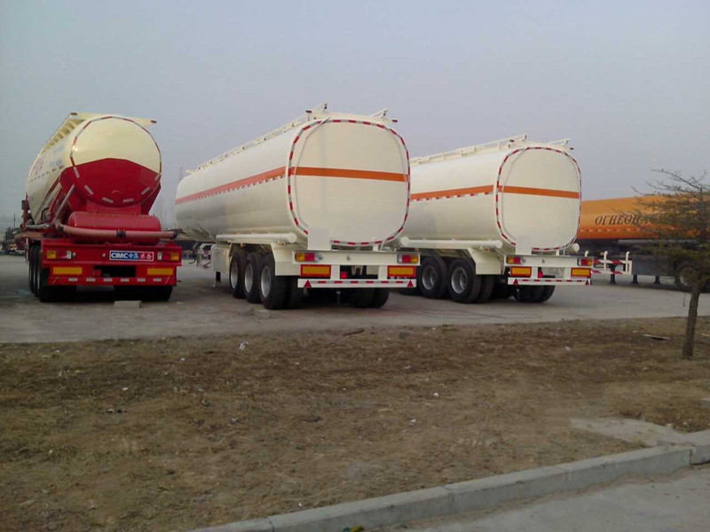 60,000 liter fuel tanker semi trailer